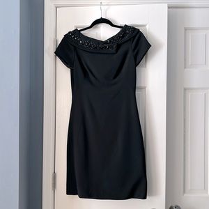 Vintage Oscar De La Renta Wool Cocktail Dress